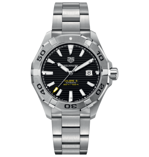 TAG Heuer Aquaracer 300M Calibre 5 41 Stainless Steel / Black / Steel